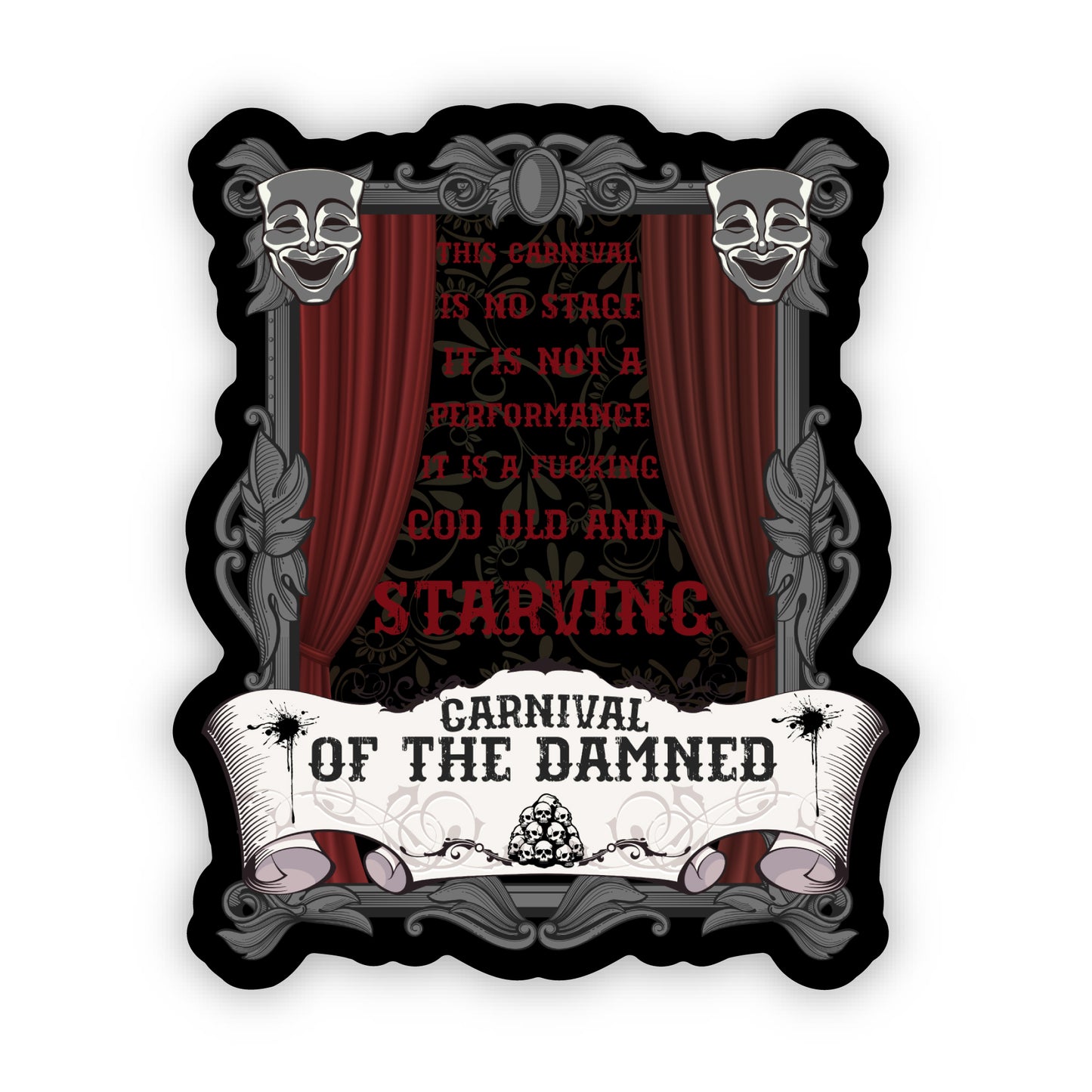 Carnival Stickers Multiple Options