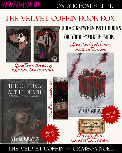 The Velvet Coffin — Crimson Noel (Pre-Order Book Box)